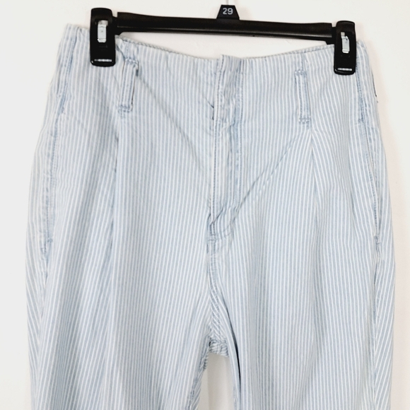 Gap 1969 Paper Bag Railroad Stripe Trouser Pant - Picture 4 of 12